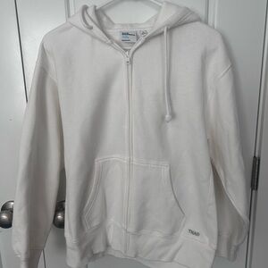 TNA Sweatfleece Boyfriend Fit Cozy Fleece XS Zip Up Hoodie Aritzia